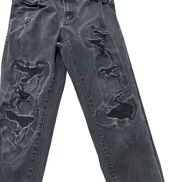 AEROPOSTALE Men’s Athletic Skinny Black Distressed Jeans Size 31/32 - Picture 5 of 9